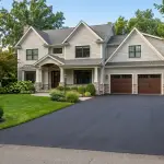 sealcoating on large driveway